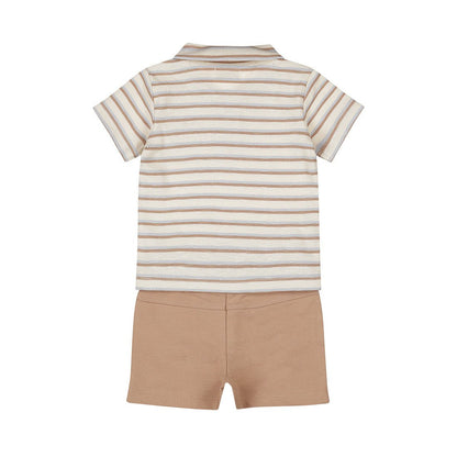Conjunto de short y playera para bebé - Kool KidsDIRKJEKool KidsP54552Conjunto de short y playera para bebé3 MesesBrown