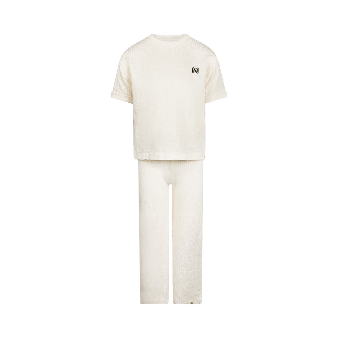Conjunto Playera y Pantalón Recto 100% Algodón Loose Fit para Niña - Kool KidsKOKO NOKOKool KidsN58990-4YConjunto Playera y Pantalón Recto 100% Algodón Loose Fit para Niña4 AñosOff White8720815613357