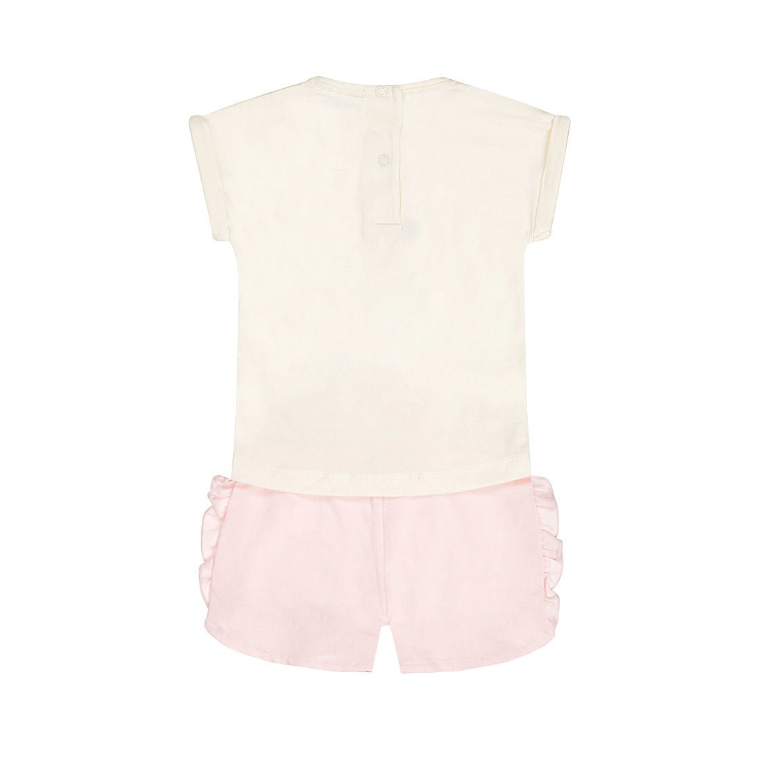 Conjunto Playera y Short de Algodón con Cupcake Rosa para Niña - Kool KidsDIRKJEKool KidsN58423-3MConjunto Playera y Short de Algodón con Cupcake Rosa para Niña3 MesesRosa claro8720815587498