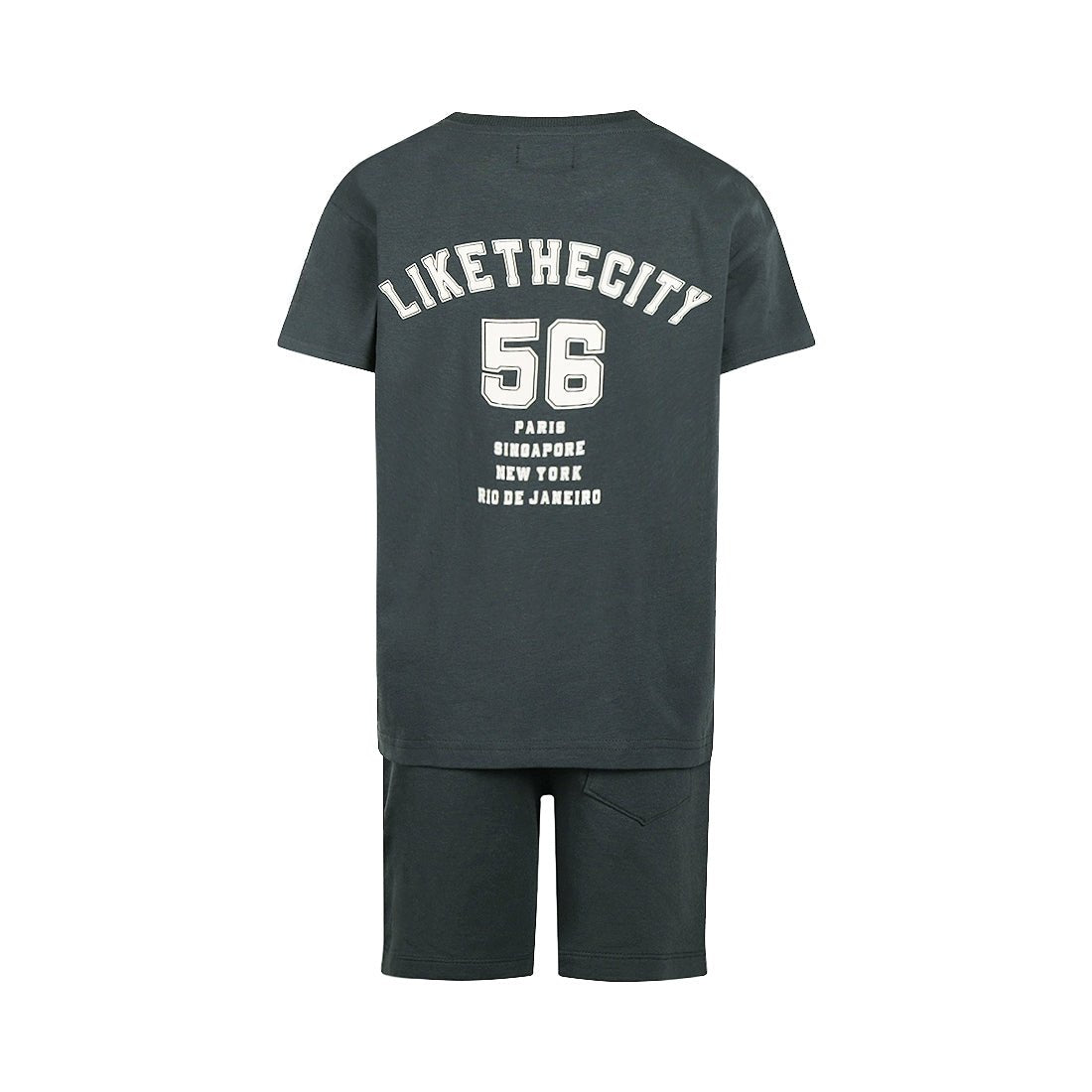 Conjunto Playera y Short Loose LikeTheCity para Niño - Kool KidsNWMKool KidsN58197-8YConjunto Playera y Short Loose LikeTheCity para Niño8 AñosGris oscuro8720815576881