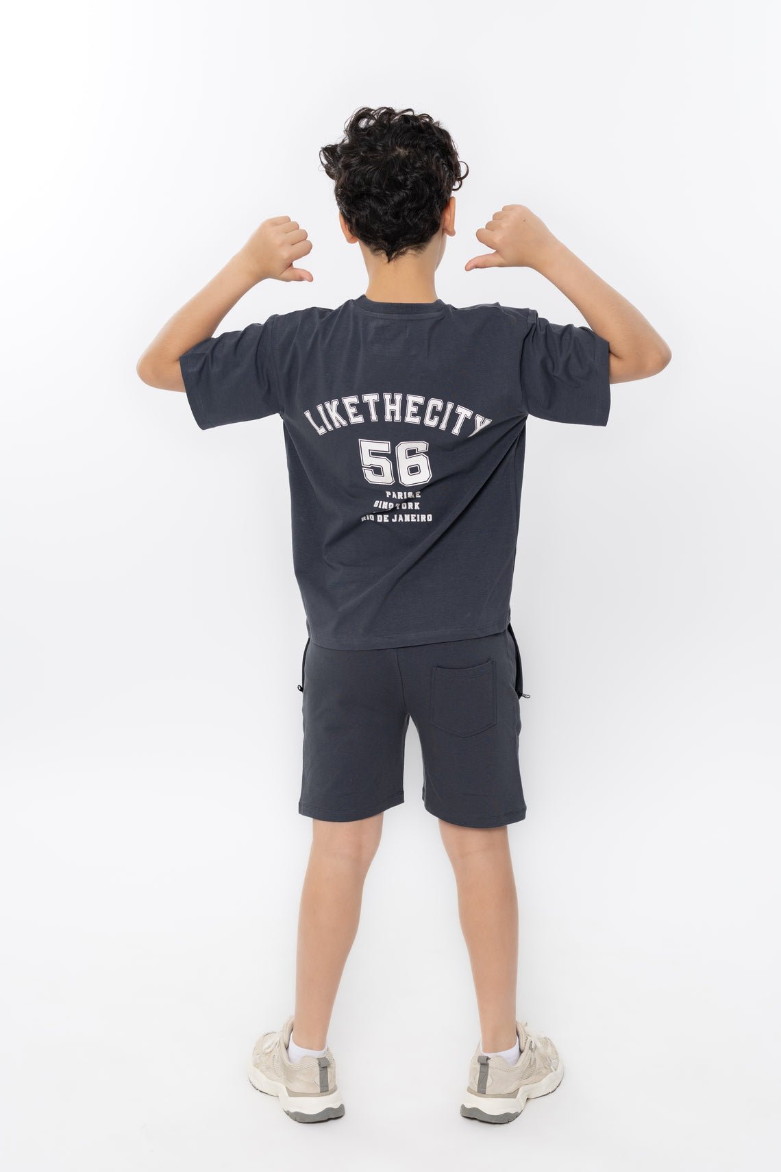 Conjunto Playera y Short Loose LikeTheCity para Niño - Kool KidsNWMKool KidsN58197-8YConjunto Playera y Short Loose LikeTheCity para Niño8 AñosGris oscuro8720815576881