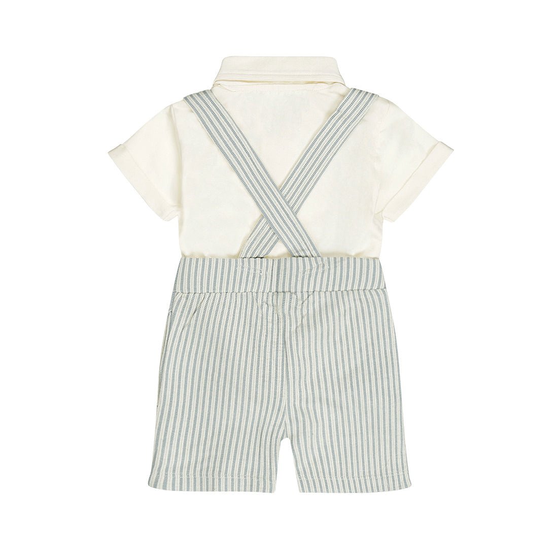 Conjunto Polo y Short con Tirantes de Algodón para Niño - Kool KidsDIRKJEKool KidsN58556-3MConjunto Polo y Short con Tirantes de Algodón para Niño3 MesesAzul claro8720815591259