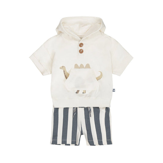 Conjunto Sudadera con Dinosaurio y Short de Algodón para Niño - Kool KidsDIRKJEKool KidsN58590-3MConjunto Sudadera con Dinosaurio y Short de Algodón para Niño3 MesesOff White8720815592683
