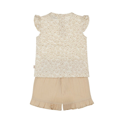 Conjuto de short y playera para bebé - Kool KidsDIRKJEKool KidsP54386Conjuto de short y playera para bebé3 MesesBeige