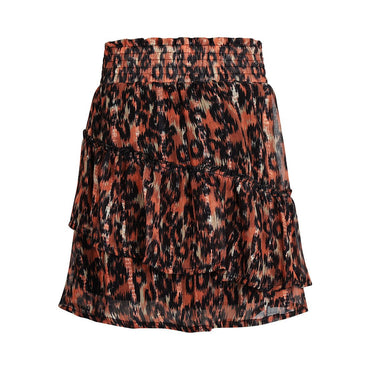 Falda estilo animal print con olanes - Kool KidsNWMKool KidsQ52064Falda estilo animal print con olanes8 AñosMulticolor