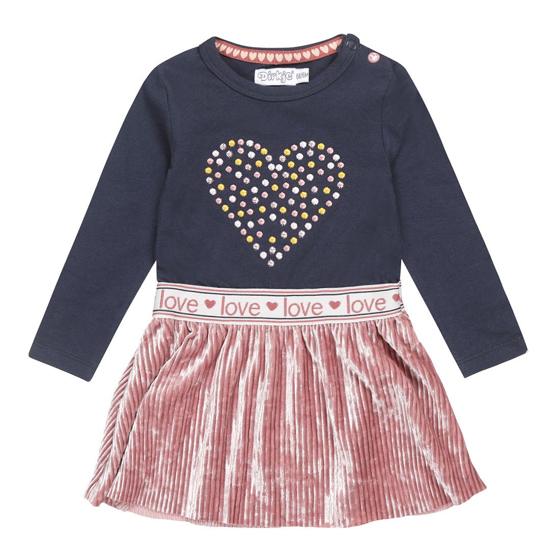 Girls Dress ls - Kool KidsDIRK JEANSKool KidsU44358 - 35COAGirls Dress ls6 Meses