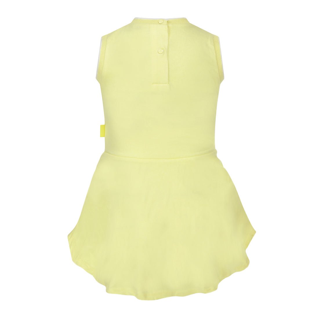 Vestido amarillo de niña sin mangas