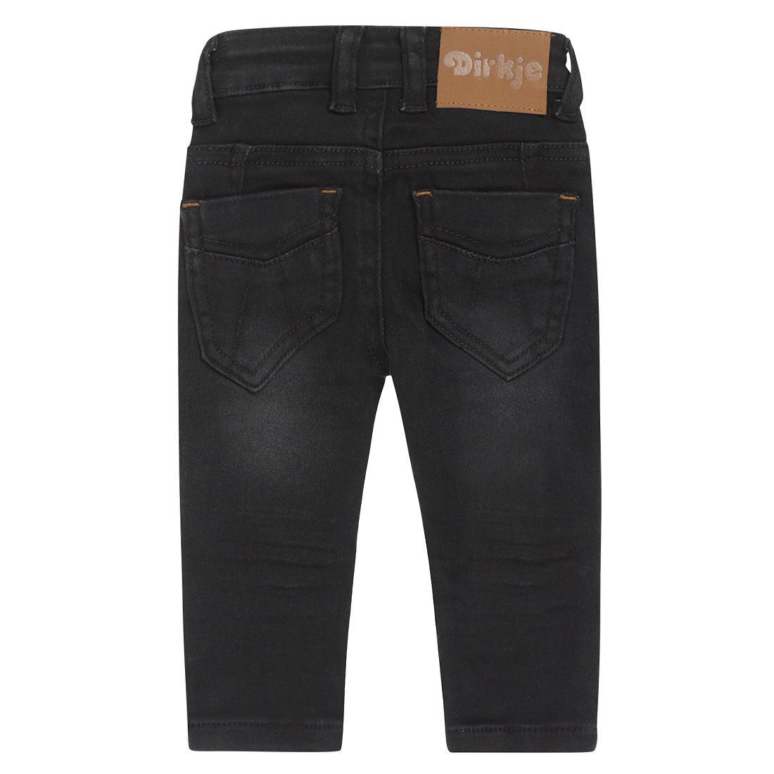 Jeans de mezclilla negros para niña