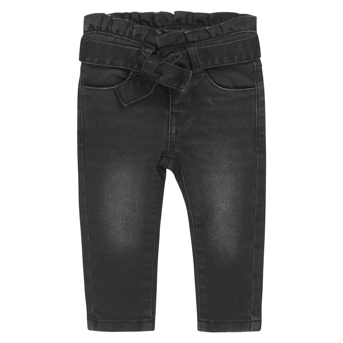 Pantalón de mezclilla negro  para niña