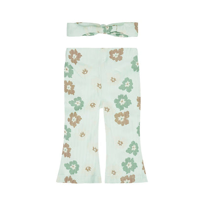 Legging de Algodón con Flores y Diadema para Niña - Kool KidsDIRKJEKool KidsN58401-3MLegging de Algodón con Flores y Diadema para Niña3 MesesVerde claro descolorido8720815586613