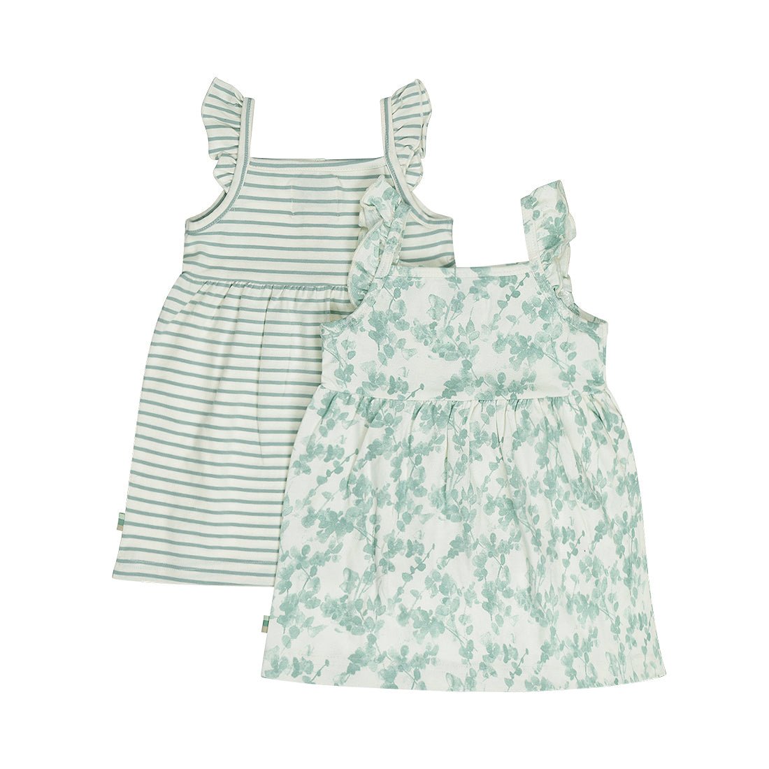 Pack 2 Vestidos Largos de Tirantes con Flores Aqua para Niña - Kool KidsDIRKJEKool KidsN58406-3MPack 2 Vestidos Largos de Tirantes con Flores Aqua para Niña3 MesesOff White8720815587160
