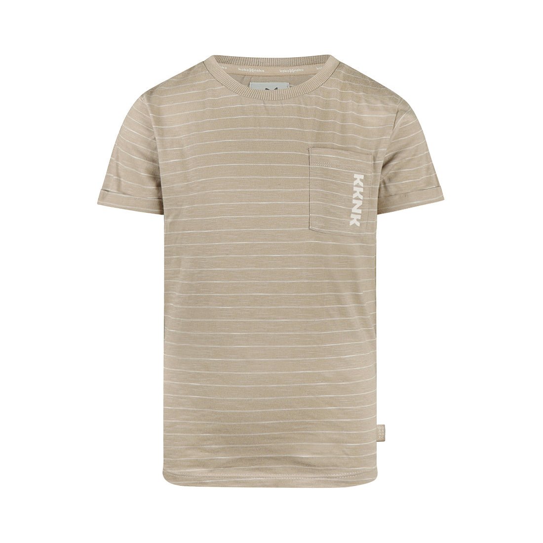 Playera 100% Algodón Café de Rayas para Niño - Kool KidsKOKO NOKOKool KidsN58855-4YPlayera 100% Algodón Café de Rayas para Niño4 AñosArena8720815603754