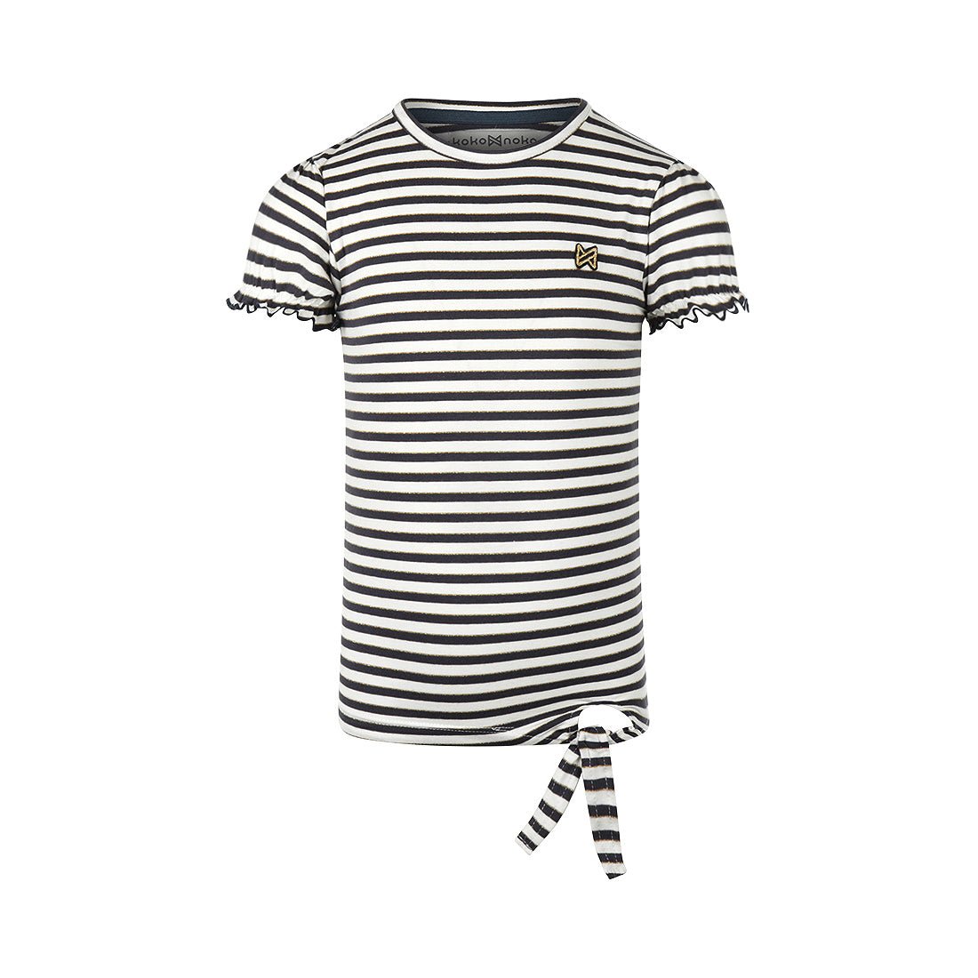 Playera a rayas manga corta para niña - Kool KidsKOKO NOKOKool KidsP54958Playera a rayas manga corta para niña4 AñosDark blue