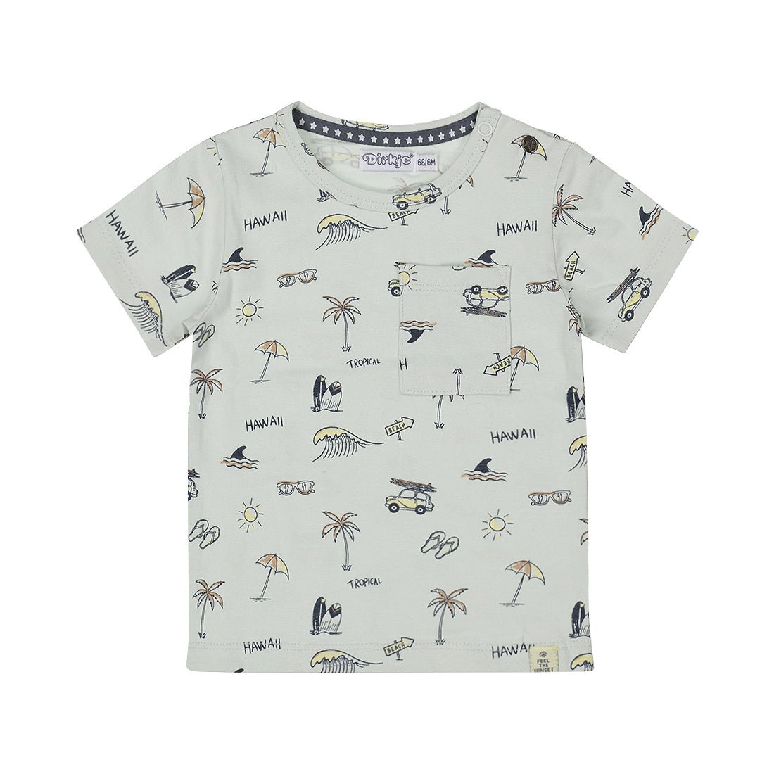Playera azul con estampado - Kool KidsDIRKJEKool KidsP54656Playera azul con estampado2 AñosBright blue