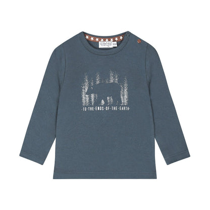 Playera con dibujo de oso - Kool KidsDIRKJEKool KidsQ52574Playera con dibujo de oso3 mesesPetrol