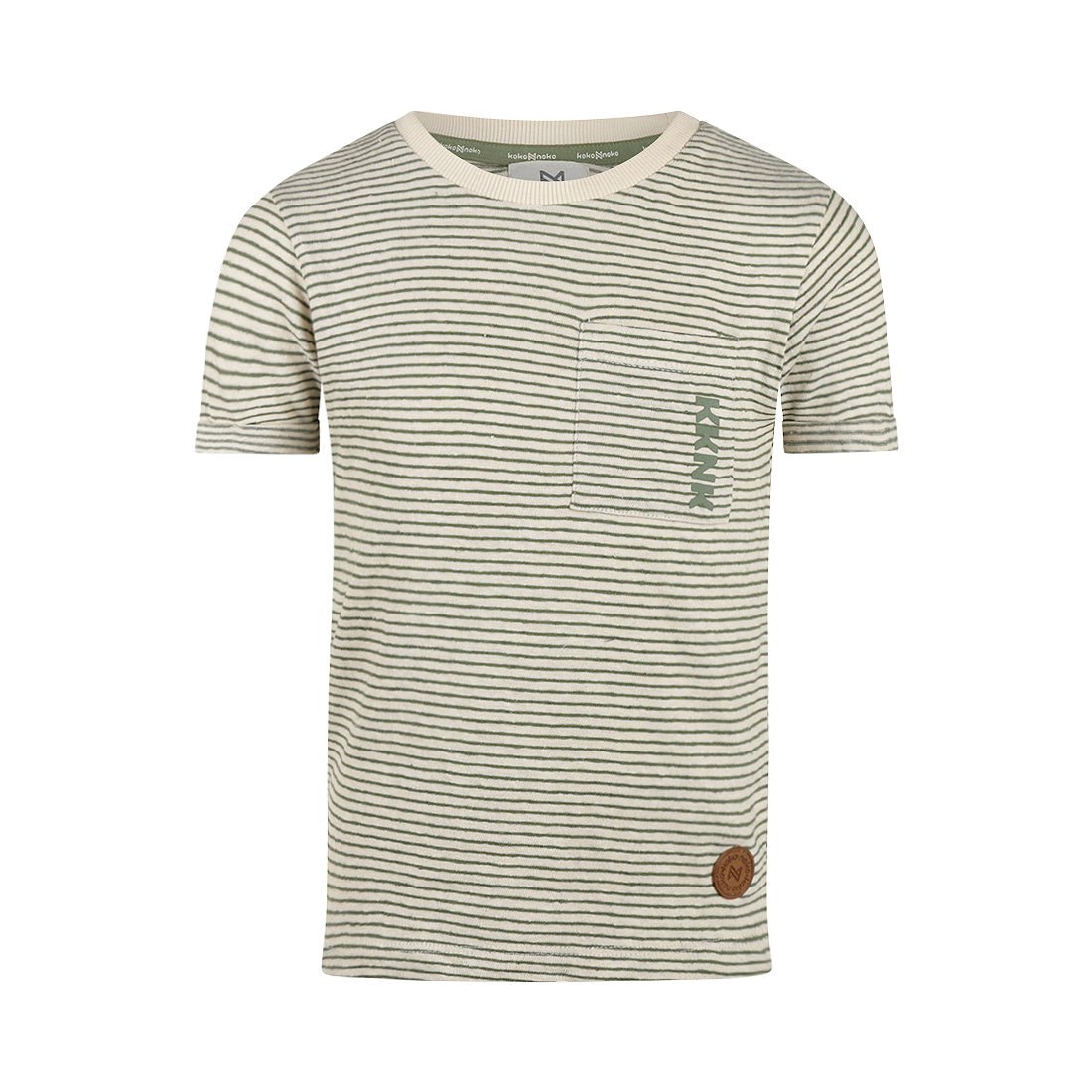 Playera de Algodón con Lino Corte Largo en la Espalda para Niño - Kool KidsKOKO NOKOKool KidsN58830-4YPlayera de Algodón con Lino Corte Largo en la Espalda para Niño4 AñosOliva8720815601835
