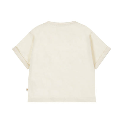 Playera de Algodón Hueso con Bordado al Centro para Bebé Niña - Kool KidsDIRKJEKool KidsN58367-3MPlayera de Algodón Hueso con Bordado al Centro para Bebé Niña3 MesesOff White8720815585401