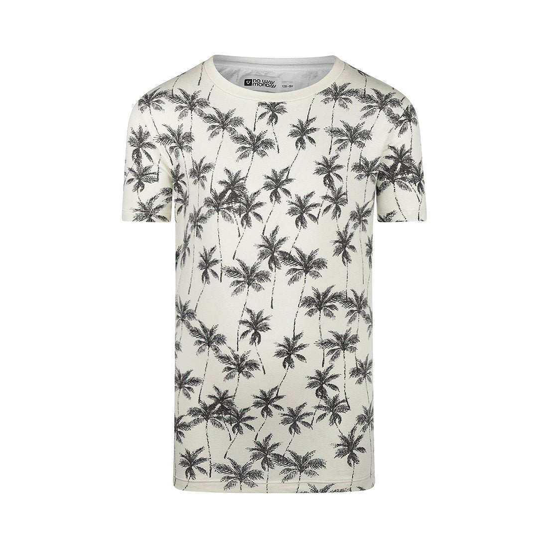 Playera de manga corta con palmeras - Kool KidsNWMKool KidsP54239Playera de manga corta con palmeras8 AñosOff White