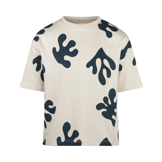 Playera Oversize de Algodón Beige con Manchas Marino para Niño - Kool KidsKOKO NOKOKool KidsN58887-4YPlayera Oversize de Algodón Beige con Manchas Marino para Niño4 AñosOff White8720815605796
