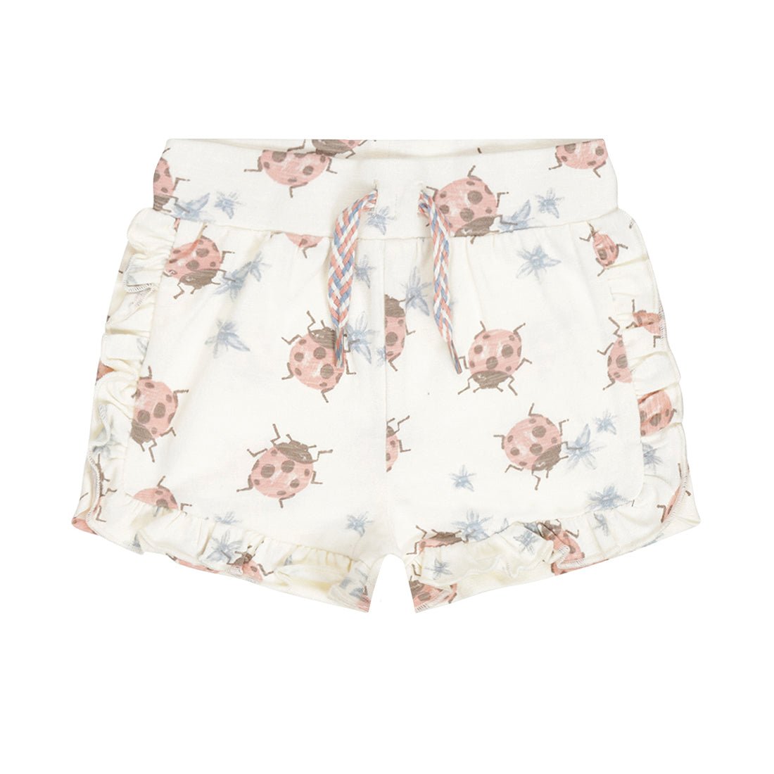 Short de Algodón Hueso con Catarinas para Niña - Kool KidsDIRKJEKool KidsN58480-3MShort de Algodón Hueso con Catarinas para Niña3 MesesOff White8720815589539