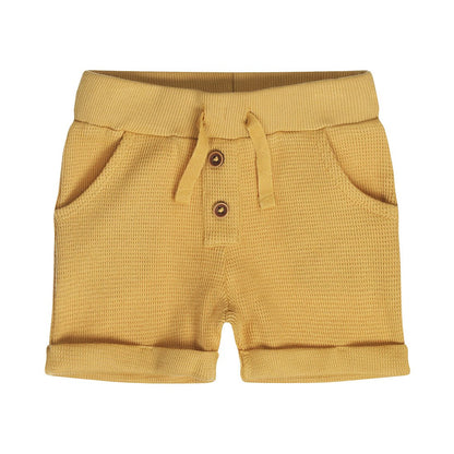 Short de Algodón Mostaza con Textura para Niño - Kool KidsDIRKJEKool KidsN58692-3MShort de Algodón Mostaza con Textura para Niño3 MesesCamel8720815597145