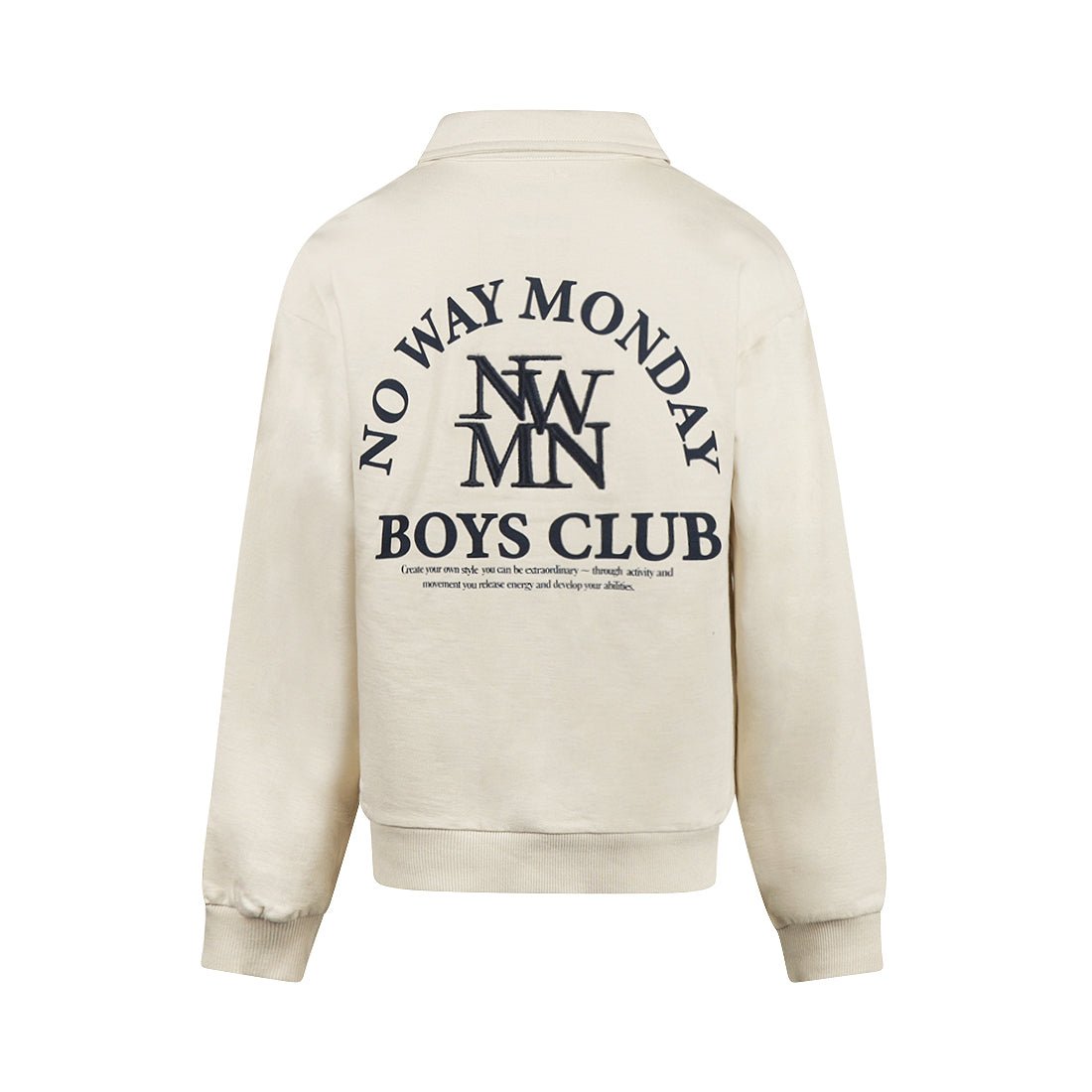 Sudadera 100% Algodón con Cierre y Bordado Club Boys para Niño - Kool KidsNWMKool KidsN58153-8Sudadera 100% Algodón con Cierre y Bordado Club Boys para Niño8 AñosOff White8720815573248