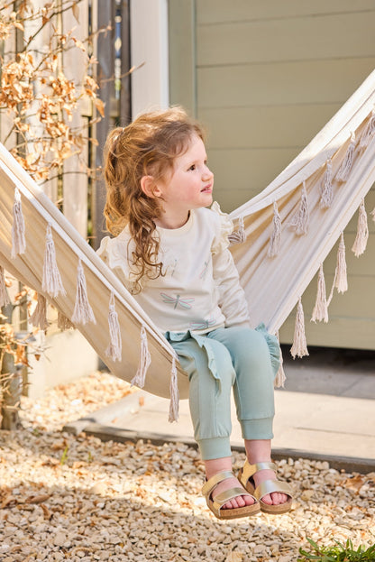 Sudadera de Algodón Beige de Libélulas para Niña - Kool KidsDIRKJEKool KidsN58404-2YSudadera de Algodón Beige de Libélulas para Niña2 AñosOff White8720815586996