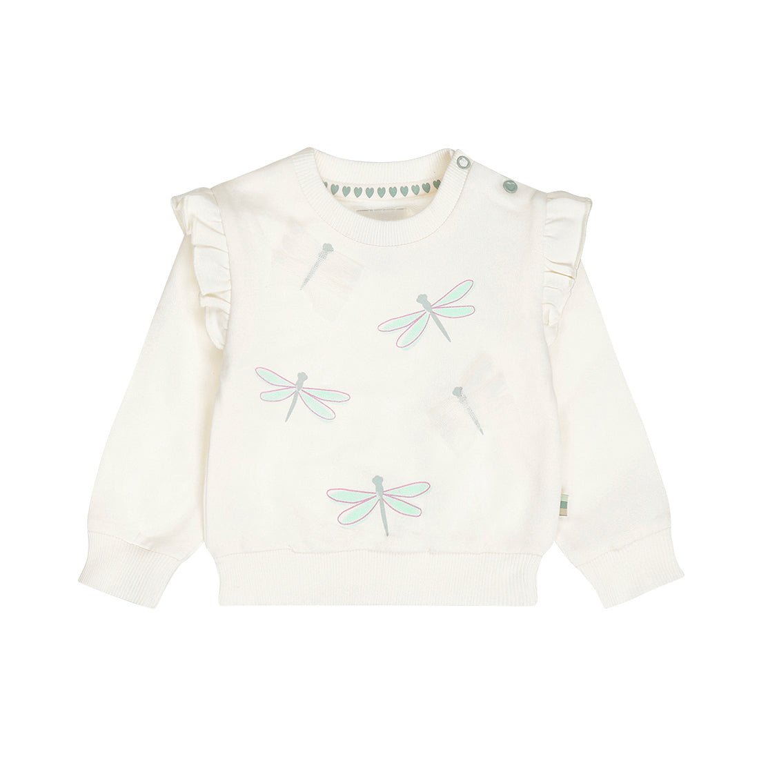 Sudadera de Algodón Beige de Libélulas para Niña - Kool KidsDIRKJEKool KidsN58404-2YSudadera de Algodón Beige de Libélulas para Niña2 AñosOff White8720815586996
