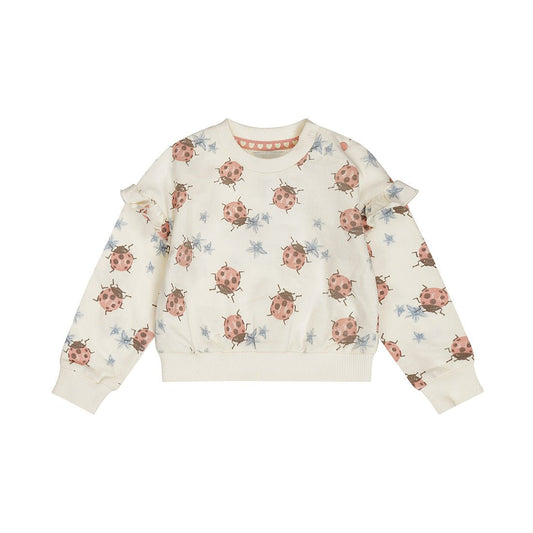 Sudadera de Algodón con Catarinas para Niña - Kool KidsDIRKJEKool KidsN58482-3MSudadera de Algodón con Catarinas para Niña3 MesesOff White8720815589751