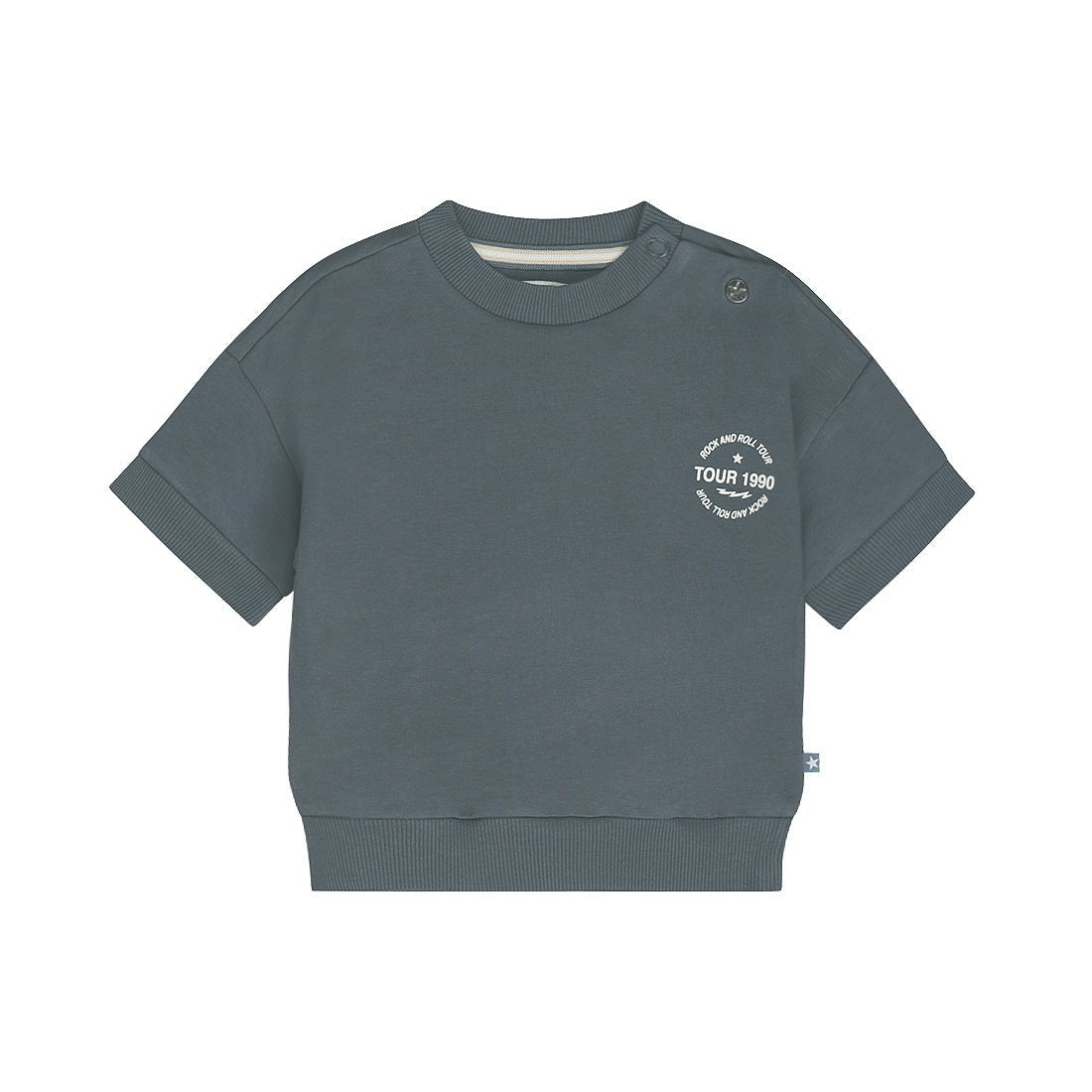 Sudadera Manga Corta de Algodón Marino para Niño - Kool KidsDIRKJEKool KidsN58607-3MSudadera Manga Corta de Algodón Marino para Niño3 MesesAzul acero8720815593451