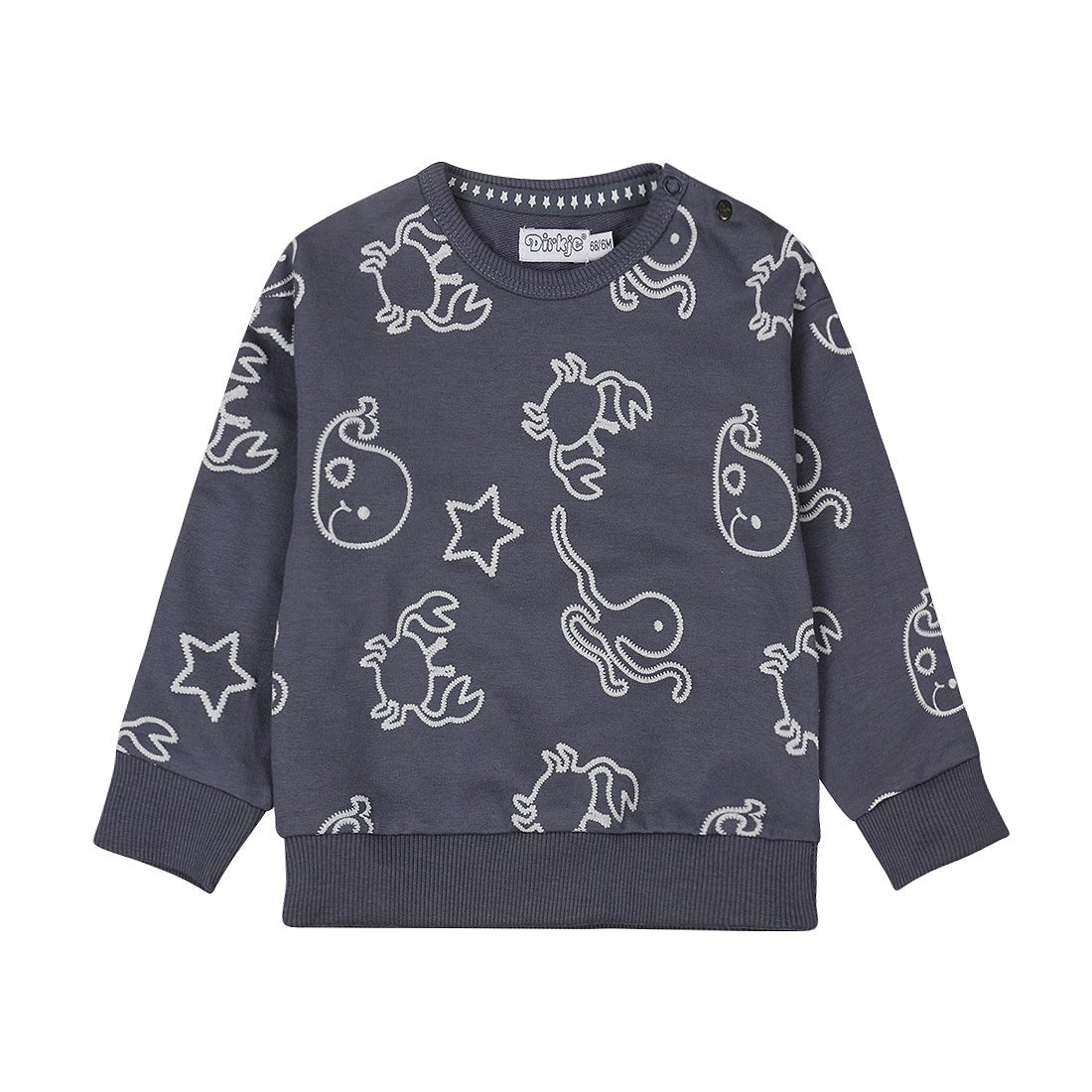 Suéter azul con estampado marino - Kool KidsDIRKJEKool KidsP54649Suéter azul con estampado marino2 AñosNavy