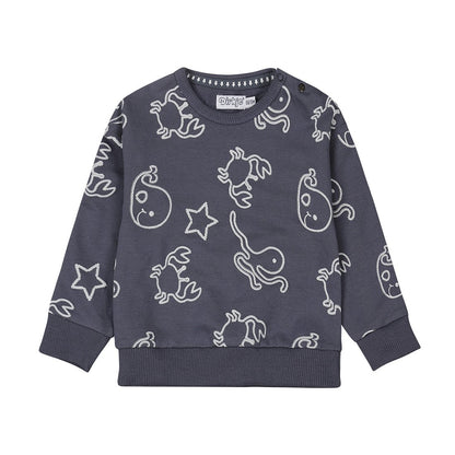 Suéter azul con estampado marino - Kool KidsDIRKJEKool KidsP54649Suéter azul con estampado marino2 AñosNavy