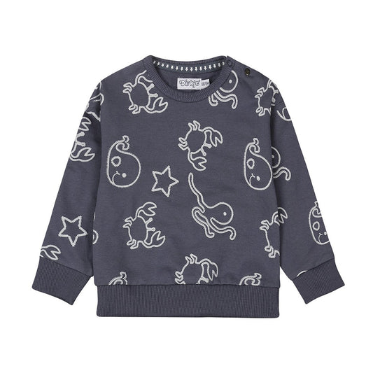 Suéter azul con estampado marino - Kool KidsDIRKJEKool KidsP54649Suéter azul con estampado marino2 AñosNavy