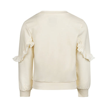 Sueter de Algodón Hueso con Olanes para Niña - Kool KidsKOKO NOKOKool KidsN58904-4YSueter de Algodón Hueso con Olanes para Niña4 AñosOff White8720815607110