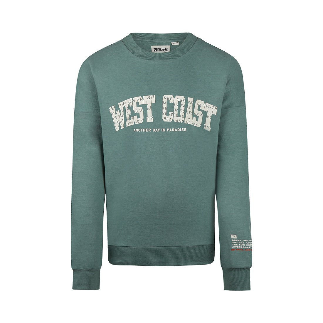 Suéter oversized West Coast - Kool KidsNWMKool KidsP54210Suéter oversized West Coast8 AñosDusty Green